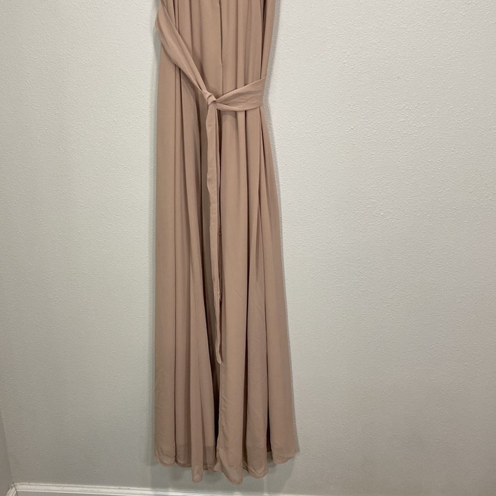 Show Me Your Mumu Jenn Maxi Dress dune‎ chiffon - Picture 5 of 12
